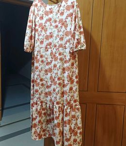 Floral Print Maxi Dress