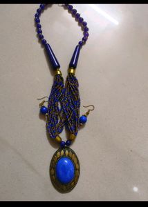 2 Blue Necklace