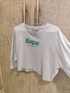 Grey 'Rogue' Graphic Tee