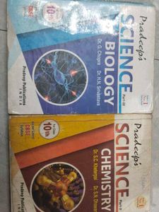 CLASS 10 PRADEEP BIOLOGY AND CHEMISTRY SCIENCE