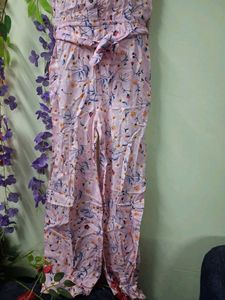 Cute Floral Girls Jumpsuit
