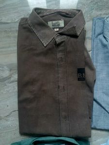 Solid Men Shirt Combo Size L 40
