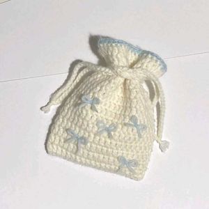 Crochet Flower Pouch