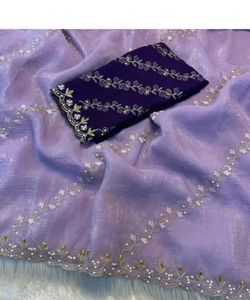 Elegant Purple Saree