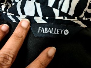 Zebra Print Wrap Dress