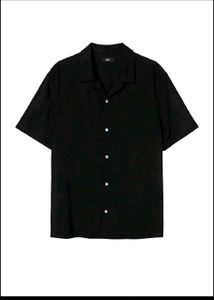 Black H&M cuban collar resort Shirt