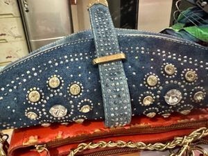 Brand New Party Wear Bag. Stone Studded
