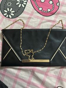 Chic Black Clutch