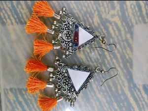 Combo Earrings &amp; Hair Bun Tiara