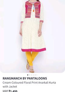 RANGMANCH Anarkali Kurta ,Jacket &amp; Leggings(3 Pcs)