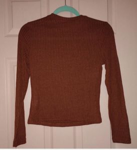 SHEIN RUST BASIC TOP- LARGE SIZE