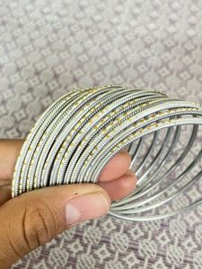 Silver Bangle Set
