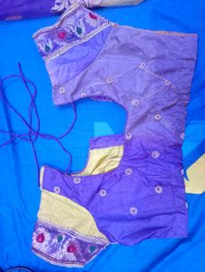 Embroidered Sequel Saare With Blouse And Peticoat