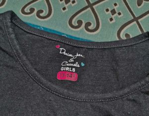 Black T-Shirt 13-14y And Skinny Jeans 12y