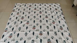 New Unused Cotton Quilt Dohar Reversible Blanket