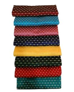 mixed colour blouse piece 100 Quantity