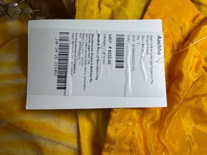 Aaccho Pre Draped Yellow Saree