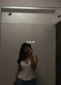 Hand Knitted Crocheted Top