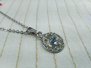 Elegant Silver-Tone Pendant Necklace