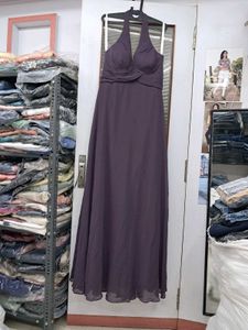Elegant Purple Maxi Dress