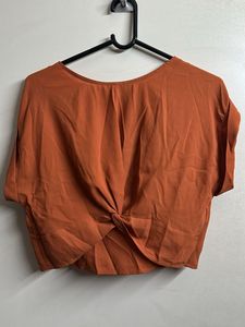 Forever 21 Burnt Orange Crop Top