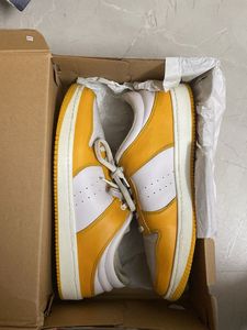 Yellow & White Sneakers By Zudio