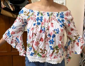 Floral Off Shoulder Top