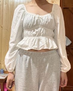 White Bow Top