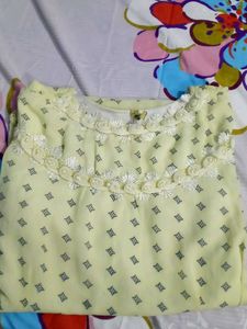 Elegant Yellow Kurta