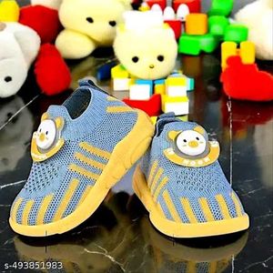 Attractive Colour Kids Knitted Slip-on Music Shoes