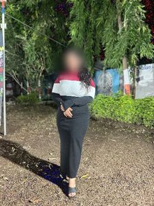 Stylish Colorblock Bodycon Dress