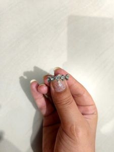 Sparkling Crystal Accent Ring