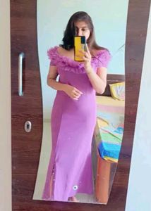 Elegant Purple Maxi Dress