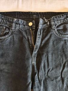 Wide Leg Black Jeans