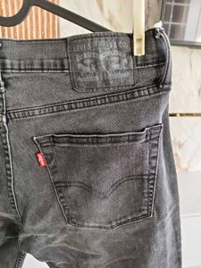 Levis Black Wash Denim Jeans