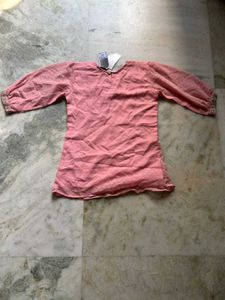 Dressberry Embroidered Pink Top