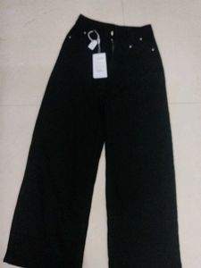 Savana Wide Leg Jeans Black