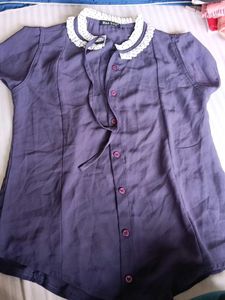 Red Evil Mauve 34 Chest Top