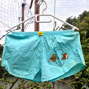 Bewakoof Blue Women's Shorts