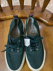 Green Canvas Sneakers