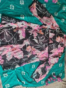Floral Print Trench Coat