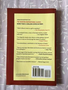 Tuesdays with Morrie by Mitch Albom