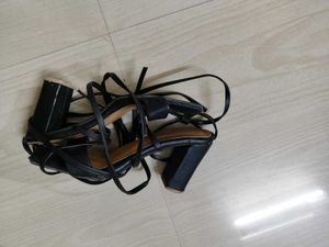 Black Strappy Heels