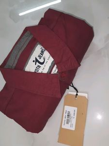 SLIM FIT SHIRT(Meroon)