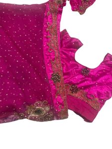 pink lehenga small size