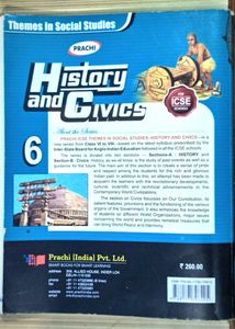 History and Civics book for class 6th ICSE