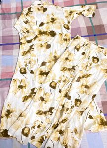 Floral Print Cord Set