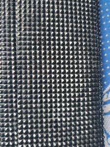 Shiny Black Partywear Clutch