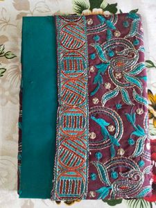 🎀Embroidered Suit Material 🎀