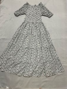 Floral Smocked Midi Dress